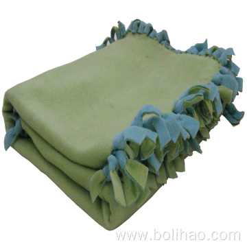 knotted edge Polar Fleece Blanket